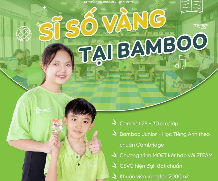 Sĩ số vàng tại Bamboo School