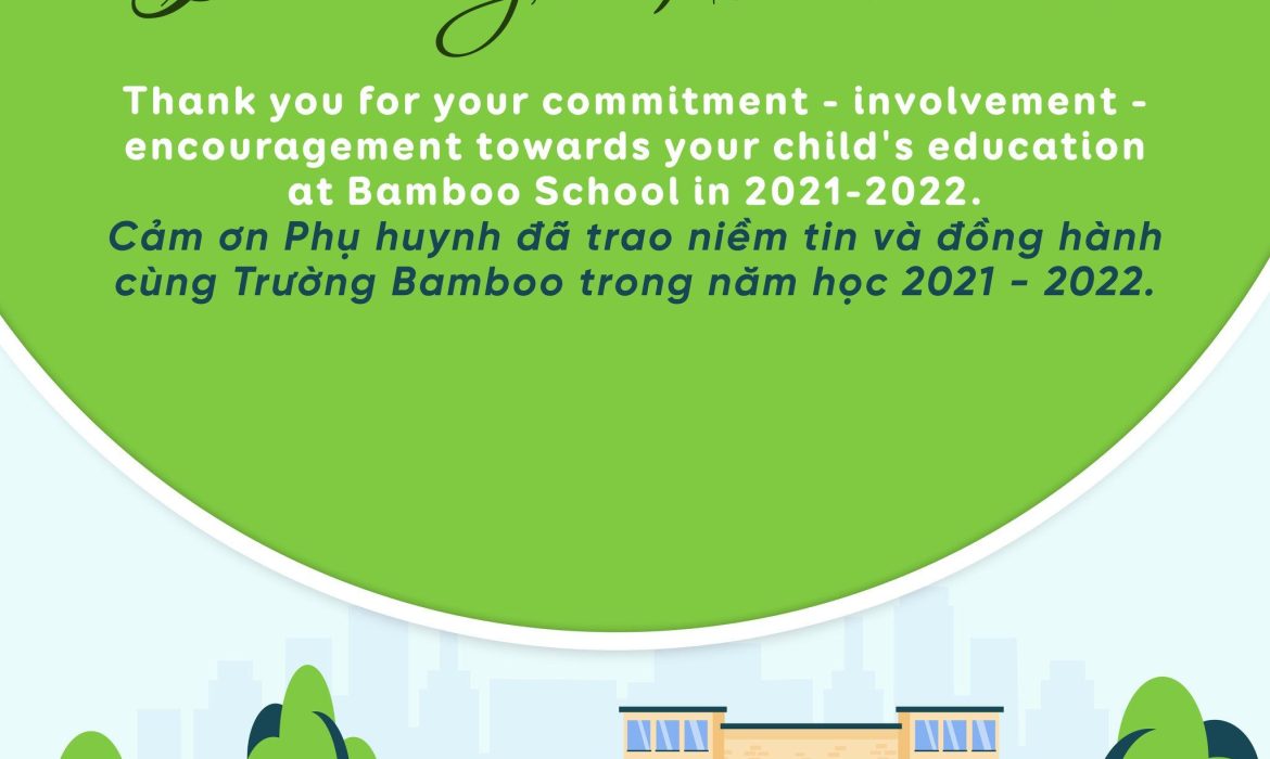 Thư cảm ơn phụ huynh