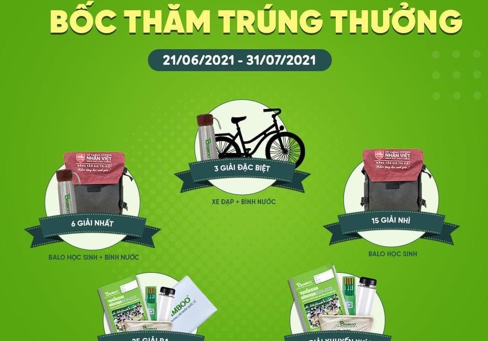 BAMBOO SCHOOL - ƯU ĐÃI NHẬP HỌC - QUÀ TẶNG TRAO TAY️