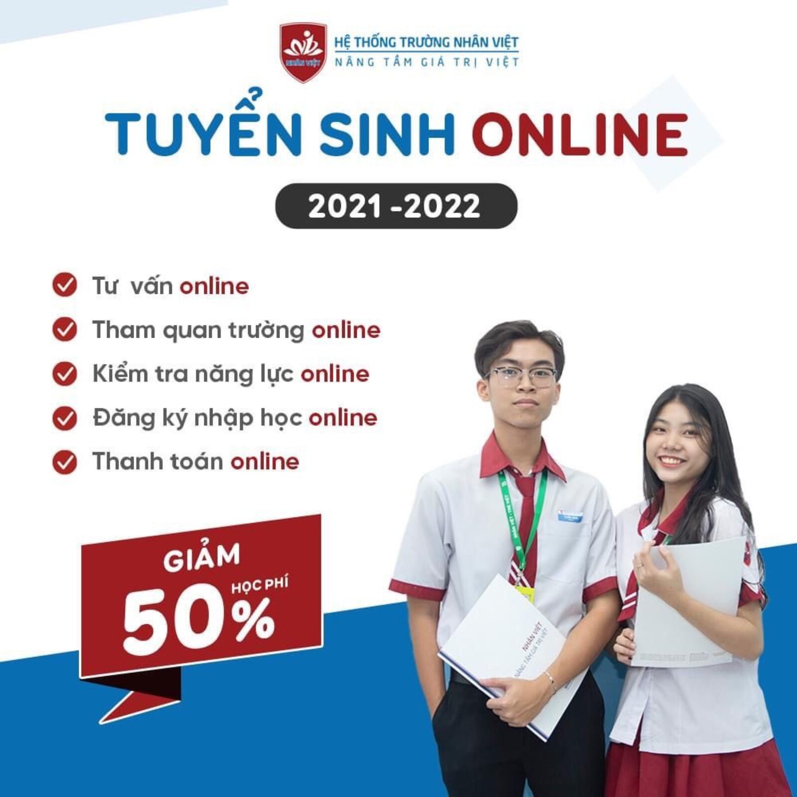 BAMBOO SCHOOL - ƯU ĐÃI TUYẾN SINH ONLINE KHỐI TRUNG HỌC