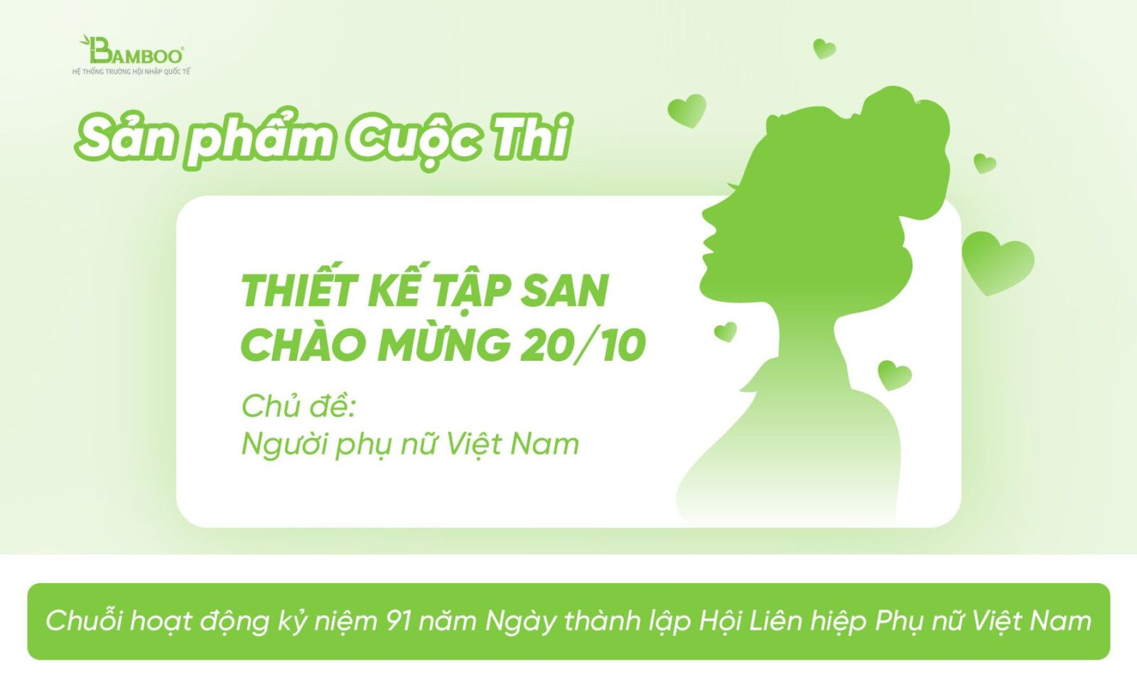 Thiết kế Tập san 20/10 – Chào mừng Ngày phụ nữ Việt Nam