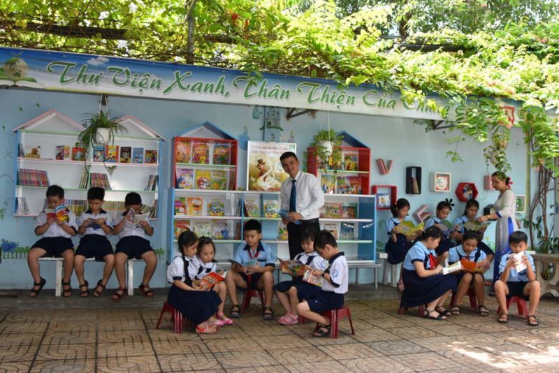 Thư viện xanh đang khơi nguồn cảm hứng đọc sách cho học sinh  HUYỆN NAM  TRỰC