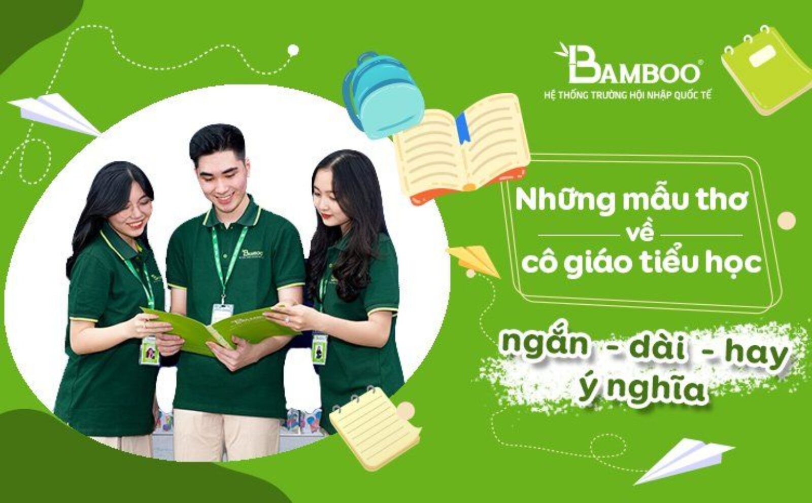 Những mẫu thơ về cô giáo tiểu học ngắn, dài ,hay, ý nghĩa