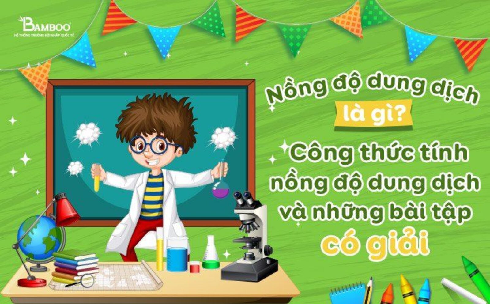 Nồng độ dung dịch là gì? Công thức tính nồng độ dung dịch và các bài tập cơ bản có giải