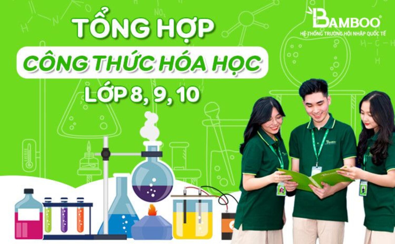 Công thức hóa học là gì? Tổng hợp công thức hóa học lớp 8, 9, 10 đầy đủ nhất