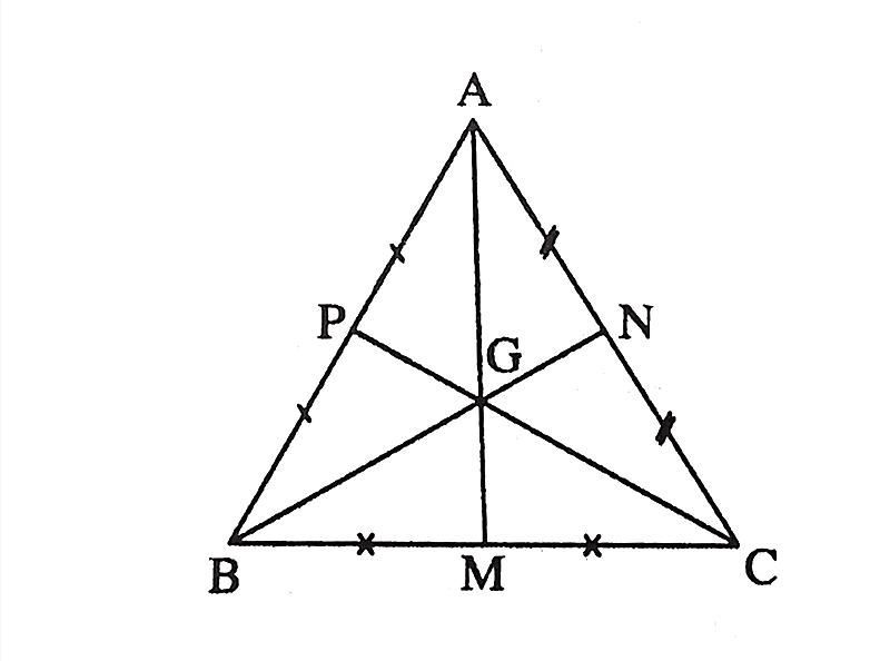 Trọng tâm của tam giác đều
