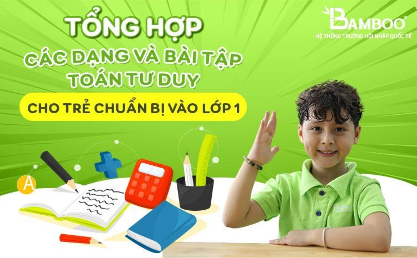 Các dạng và bài tập toán tư duy cho trẻ chuẩn bị bào lớp 1