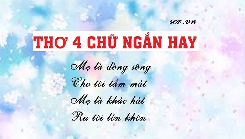 Thể thơ bốn chữ