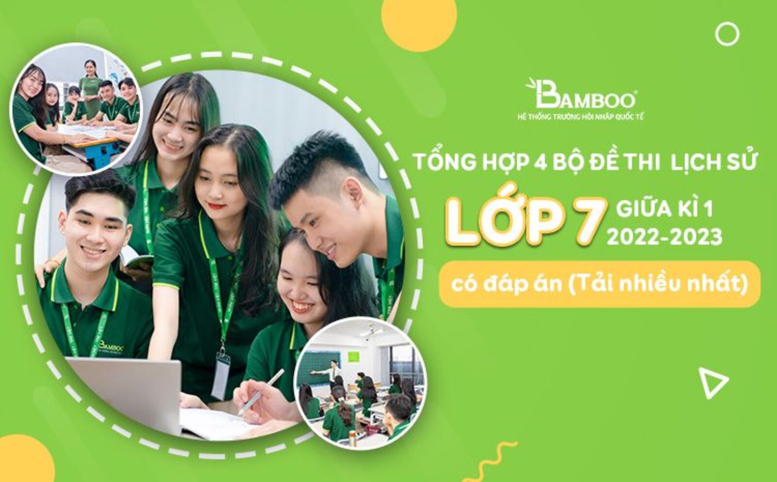 4 bộ đề thi lịch sử lớp 7 giữa kì 1 2022-2023 có đáp án