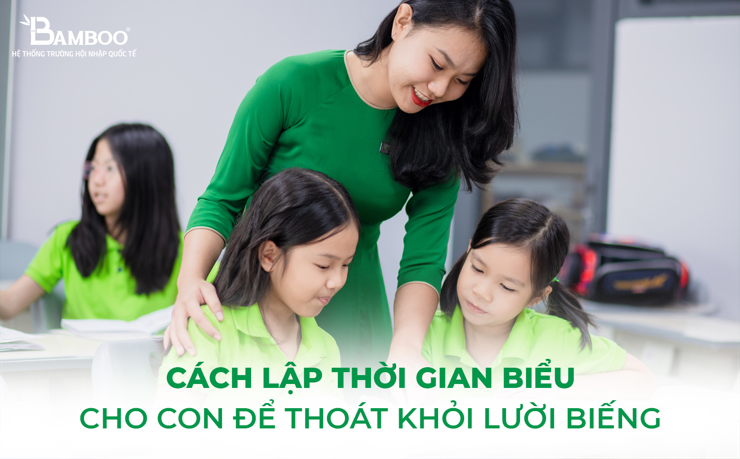 Cách lập thời gian biểu cho con