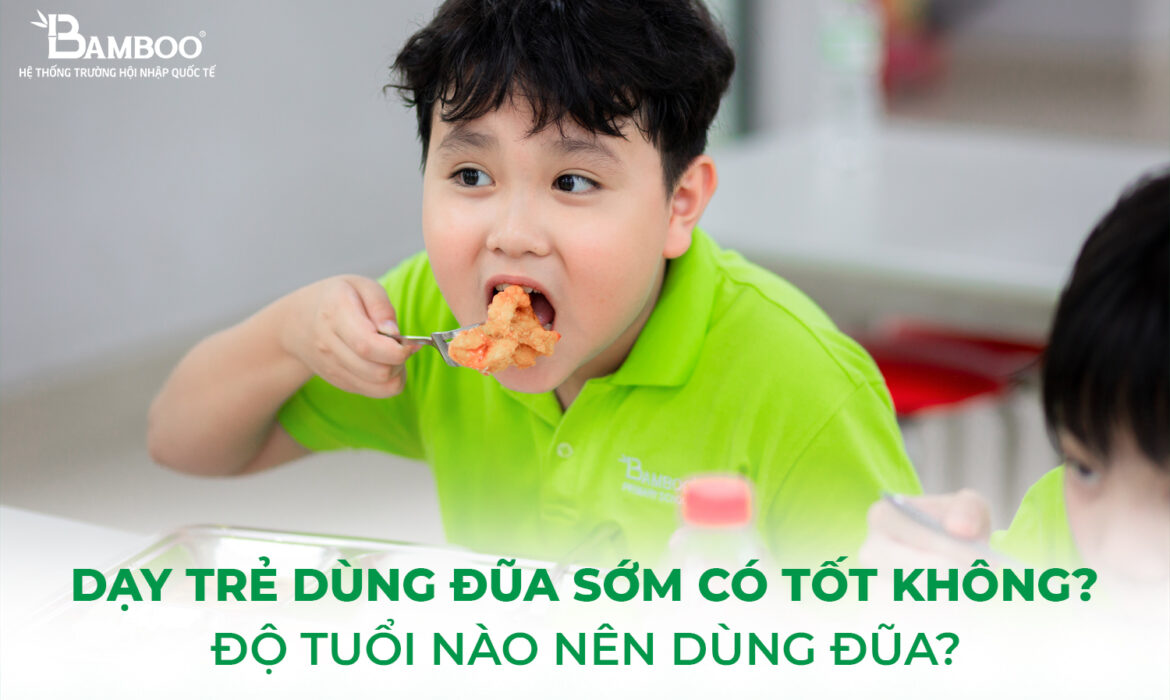 Dạy trẻ dùng đũa sớm