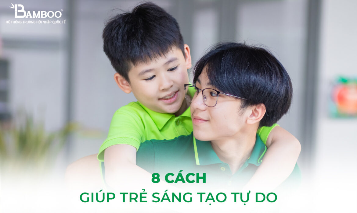 8 cách giúp trẻ sáng tạo tự do