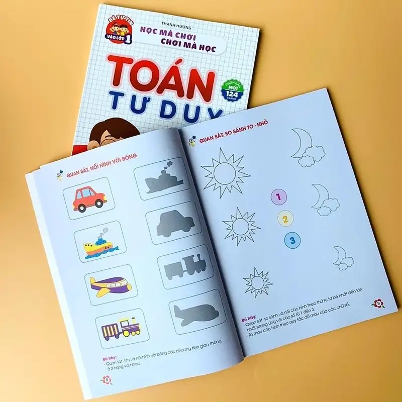 Sách toán tư duy cho bé 3 tuổi