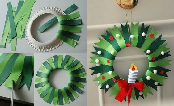 Cách làm đồ trang trí noel mầm non từ giấy thủ công đơn giản