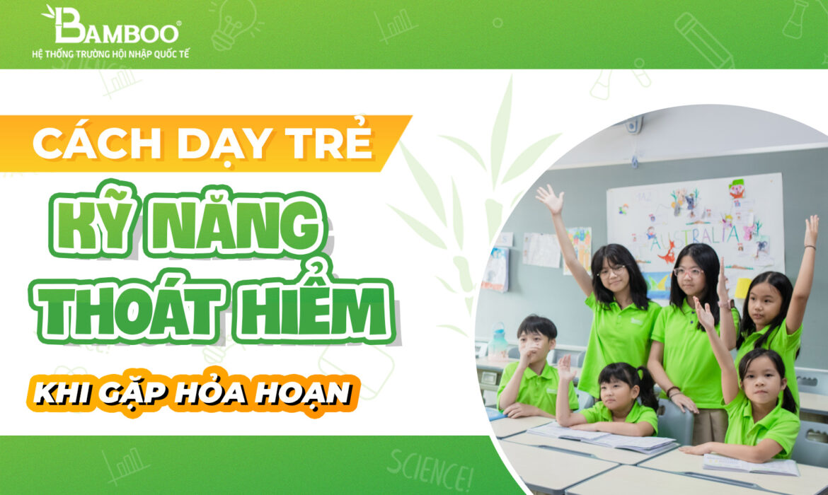 Cách dạy trẻ kỹ năng thoát hiểm khi gặp hỏa hoạn