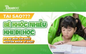 Bé khóc quá nhiều khi đi học