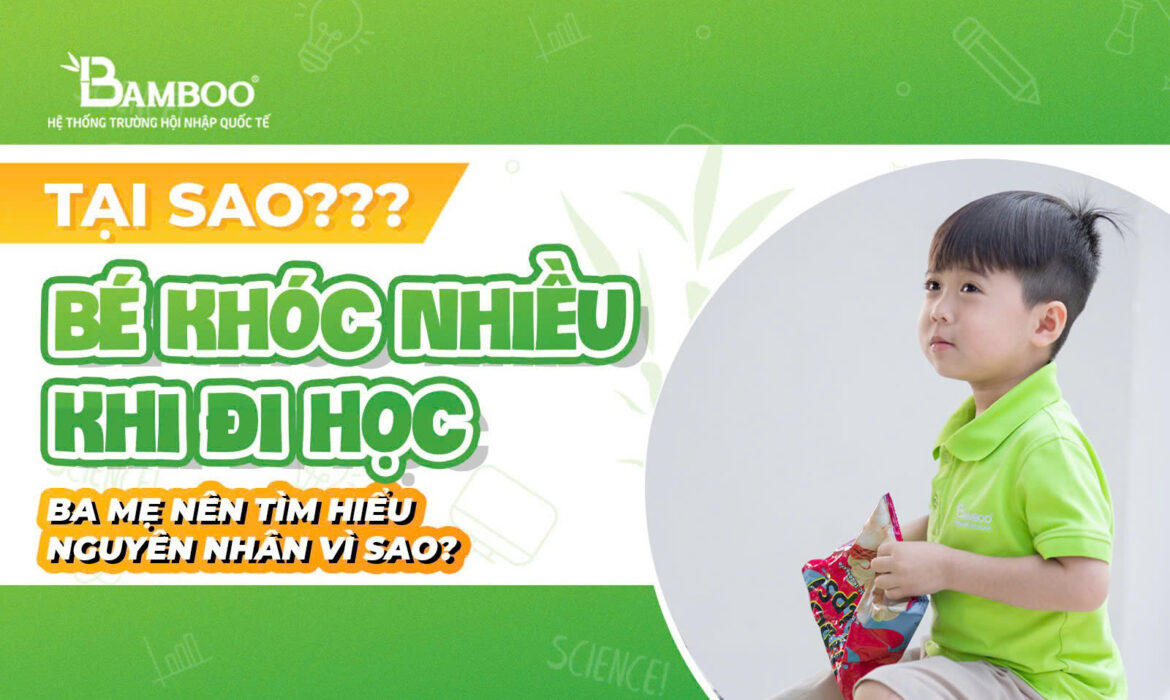 Bé khóc quá nhiều khi đi học