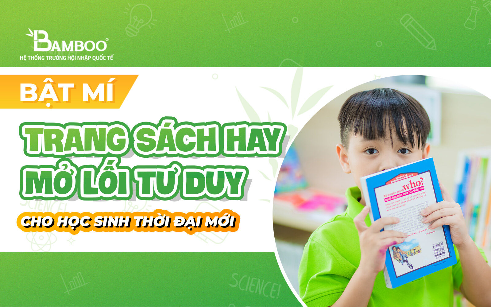 Những trang sách hay mở lối tư duy cho học sinh thời đại mới