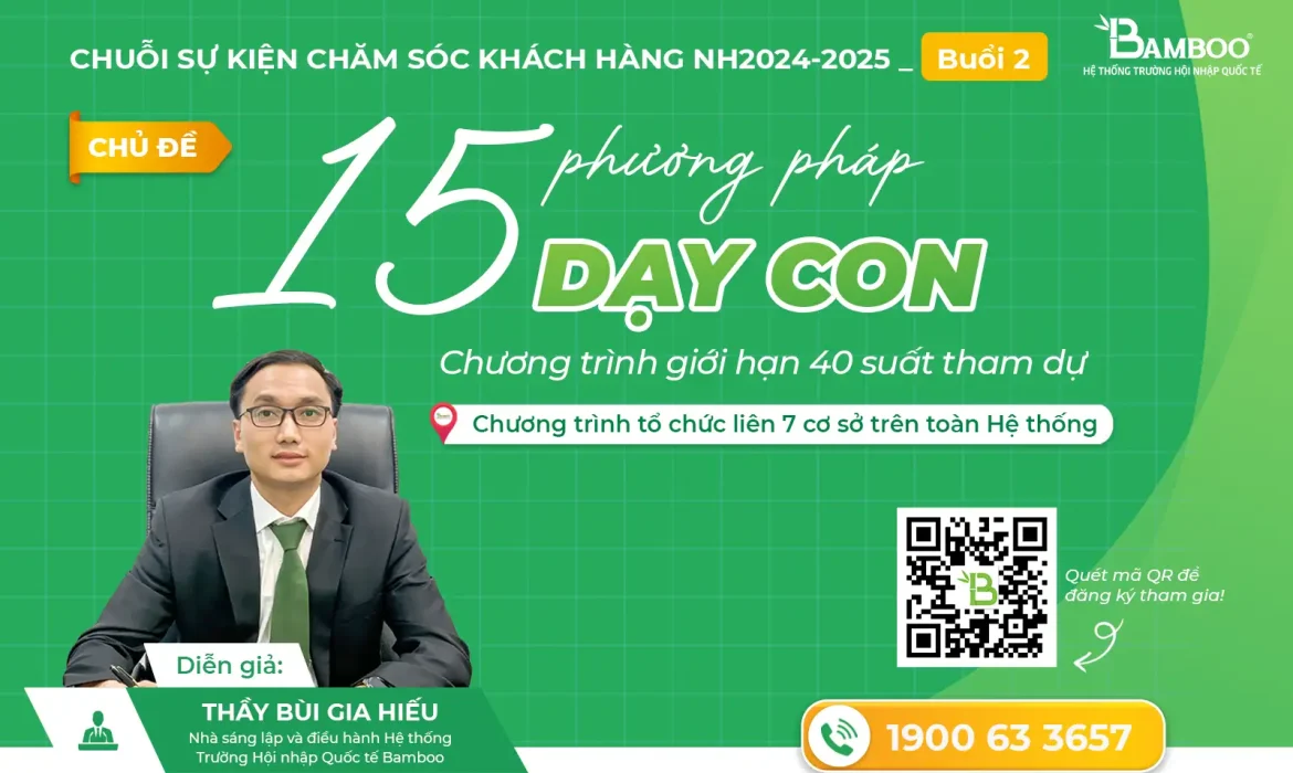 PHƯƠNG PHÁP DẠY CON