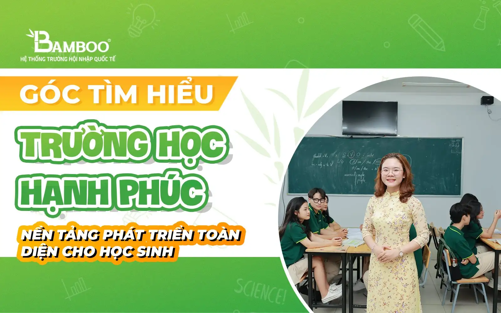 Trường học hạnh phúc: Nền tảng phát triển toàn diện cho học sinh