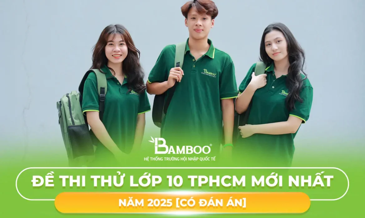 Đề thi thử lớp 10