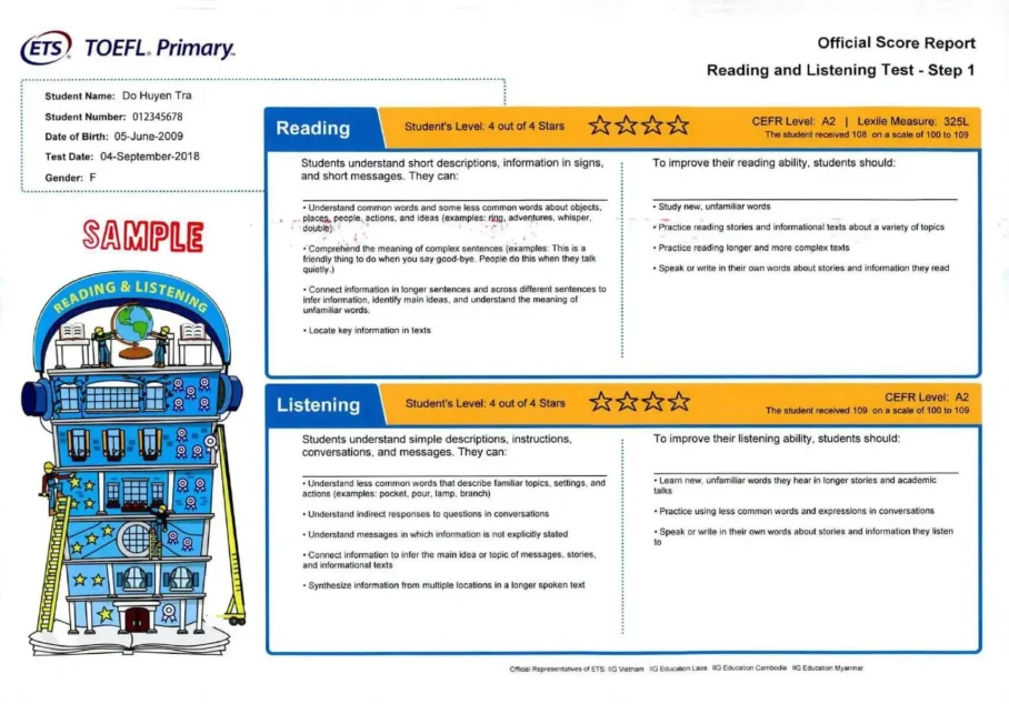 toefl primary
