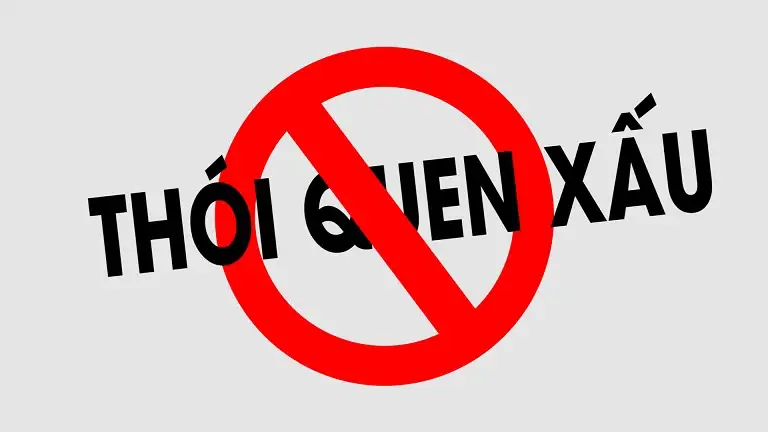 làm thế nào để từ bỏ thói quen xấu