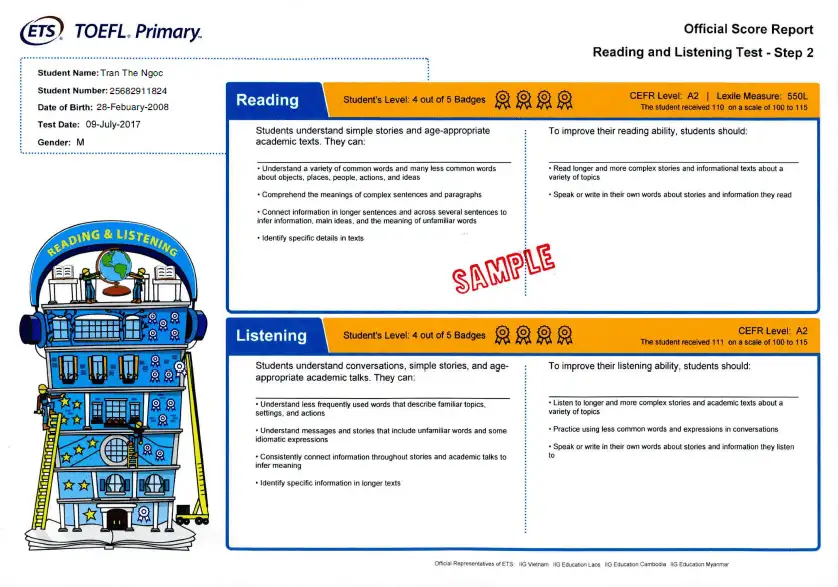 toefl primary