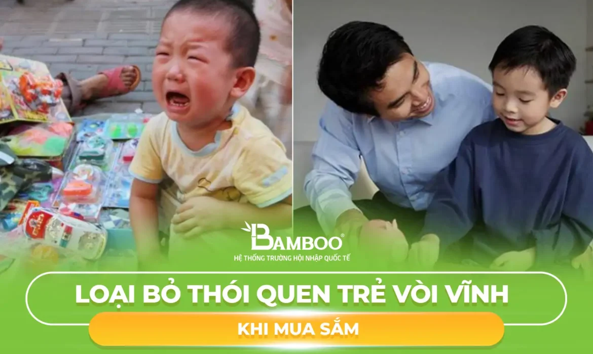 Loại Bỏ Thói Quen Trẻ Vòi Vĩnh Khi Mua Sắm