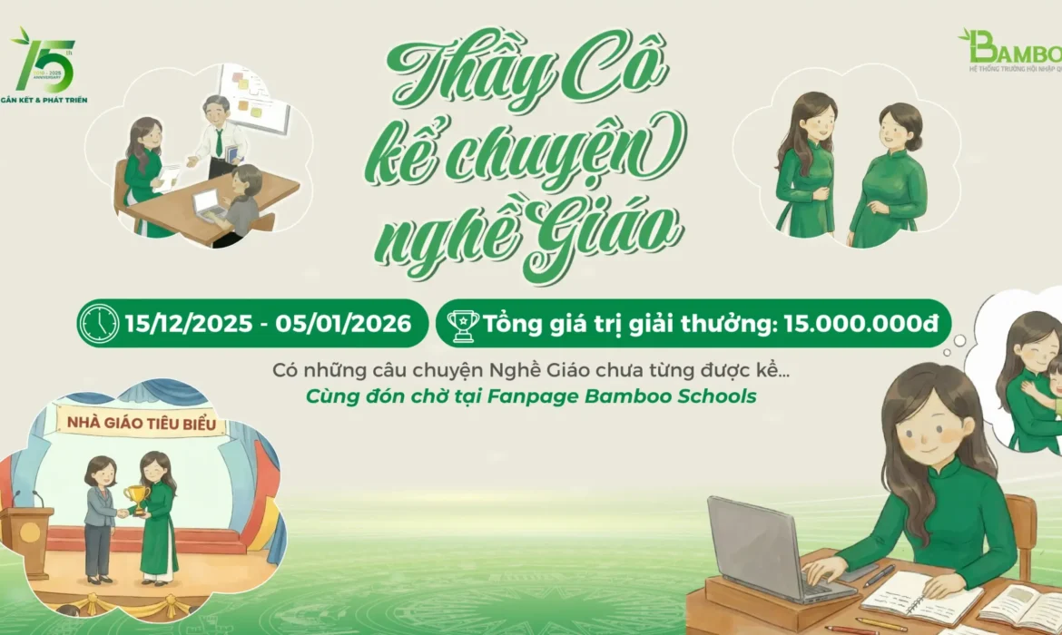 PHÁT ĐỘNG CUỘC THI THẦY CÔ KỂ CHUYỆN NGHỀ GIÁO